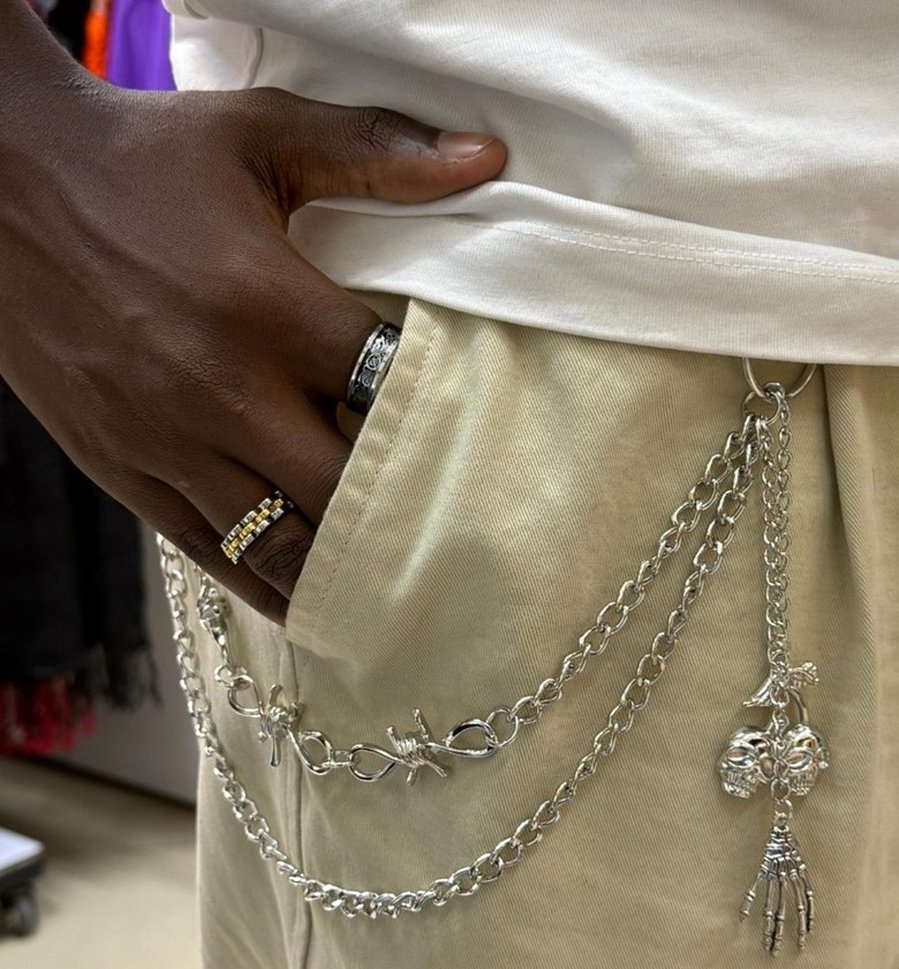 Layered Cross Pocket Chain
