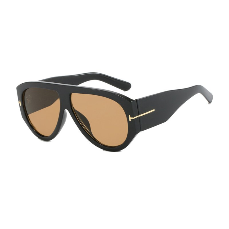 Brown Aviator Sunglasses